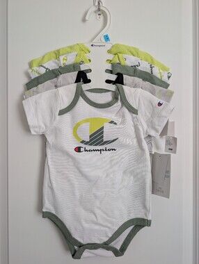 Champion 5pc Infant Onesies Set